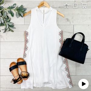 Embroidered Chocker Dress